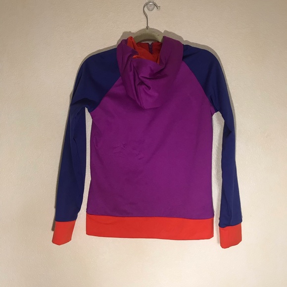 Purple, Blue, Orange North Face Hoodie. Sz S. - Picture 4 of 6